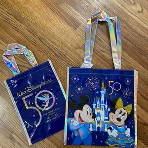 New Walt Disney World 50th anniversary tote bags